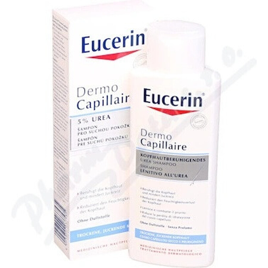 Eucerin DermoCapillaire Champú 5% Urea 1×250 ml para piel seca