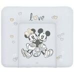 CEBA Covoraș de schimb moale pentru comodă (85x72) Disney Minnie & Mickey Gri 1×1 buc