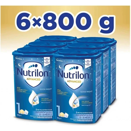 Nutrilon Advanced 1 Good Night 6×800 g, latte per lattanti