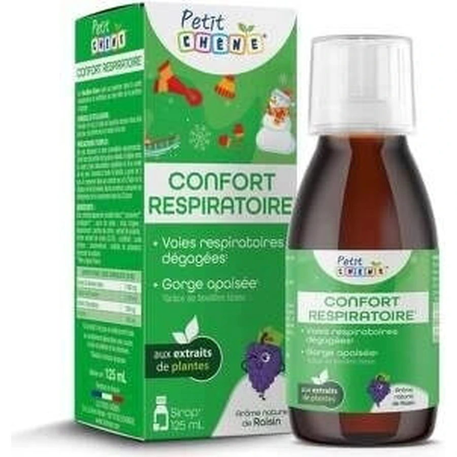 Petit Respiratory comfort syrup for children 125 ml 1×125 ml 1×125 ml, syrup to support breathing and soothe the throat