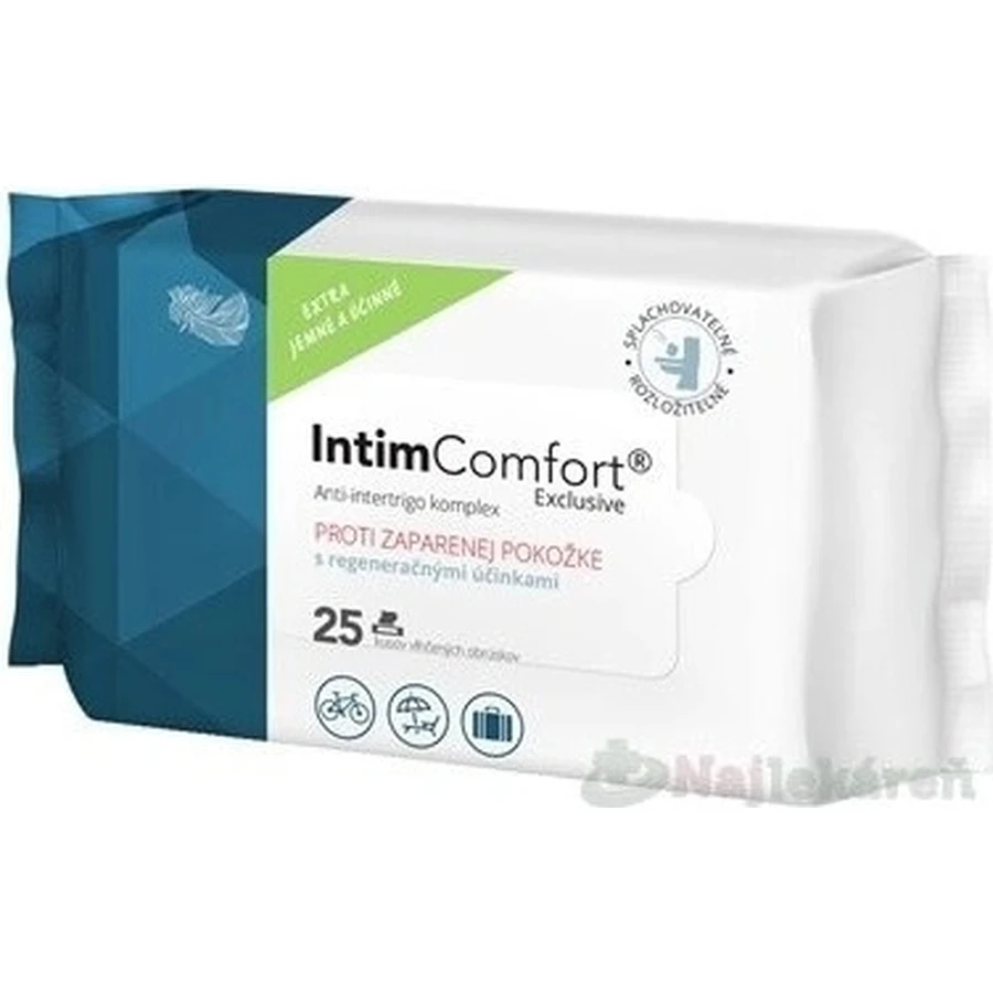INTIMComfort Toallitas húmedas complejo anti-intertrigo 1x25 unid.