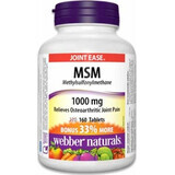 WEBBER NATURALS MSM 1000 mg BONUS 1×160 tbl, complemento alimenticio