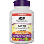 WEBBER NATURALS MSM 1000 mg BONUS 1×160 tbl, complemento alimenticio