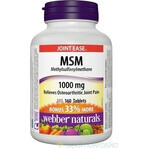 WEBBER NATURALS MSM 1000 mg BONUS 1×160 tbl, complemento alimenticio