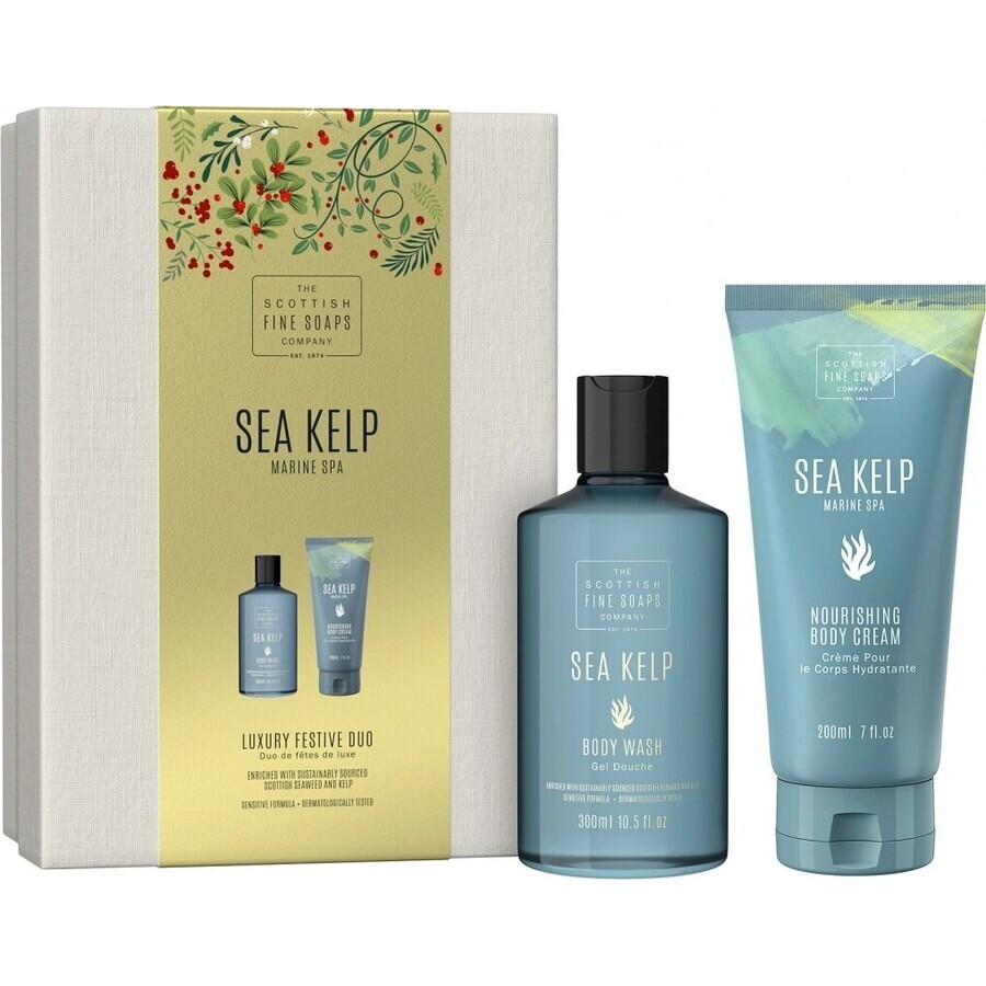 Set de regalo Scottish Fine Soaps para el cuidado corporal - algas marinas 1×1set