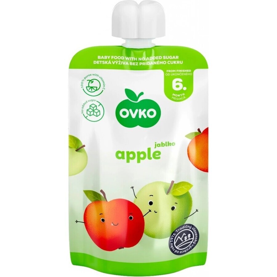 OVKO Baby Food Manzana 1×120 g, cápsula de fruta