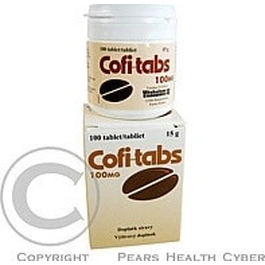 Vitabalans Cofi-tabs 1×100 tbl, comprimidos con cafeína