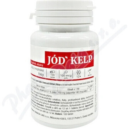 RED HEALTH CARE IODINE IODINE KELP 1×100 tbl, jodhaltig