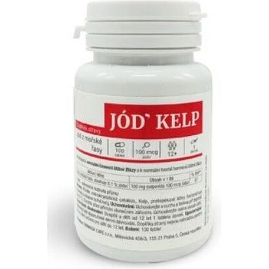 RED HEALTH CARE IODINE IODINE KELP 1×100 tbl, jodhaltig