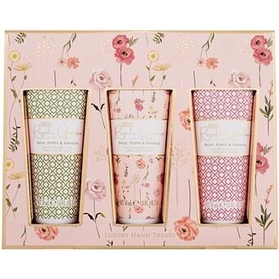 Baylis and Harding Rose & Wolf Poppy Hand Cream Gift Set 1×3 pcs, set de regalo