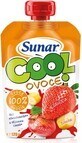 Sunar COOL Fruit Banaan, aardbeien, appels 1&#215;120 g, Banaan, aardbeien, appels, 12m+