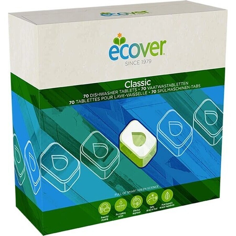 ECOVER dishwashing tablets 1x25 pcs, dishwashing tablets