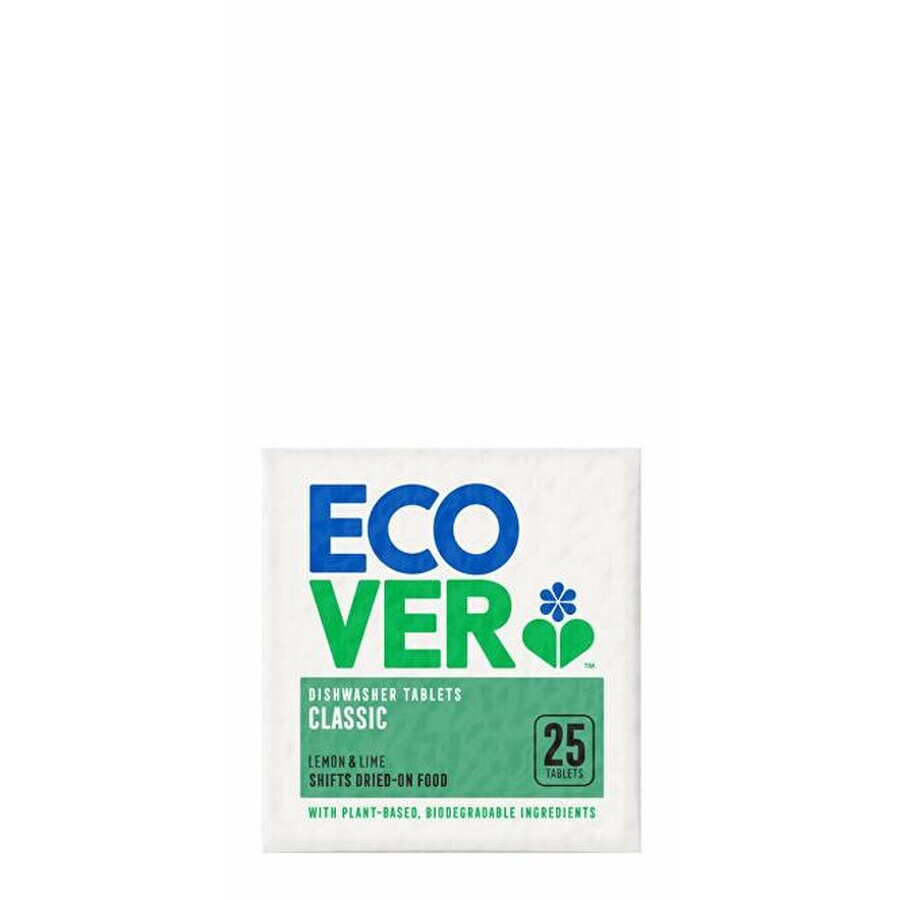 ECOVER dishwashing tablets 1x25 pcs, dishwashing tablets