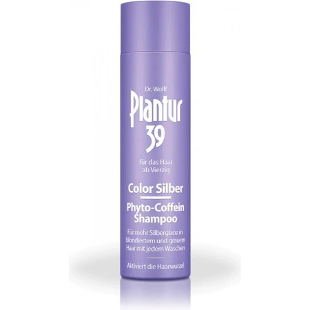 Plantur 39 Color Silver Phyto-caffeine șampon 1×250 ml, șampon cu cafeină
