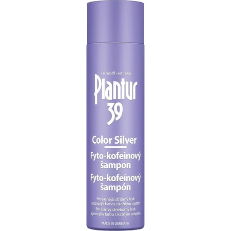 Plantur 39 Color Silver Phyto-caffeine șampon 1×250 ml, șampon cu cafeină