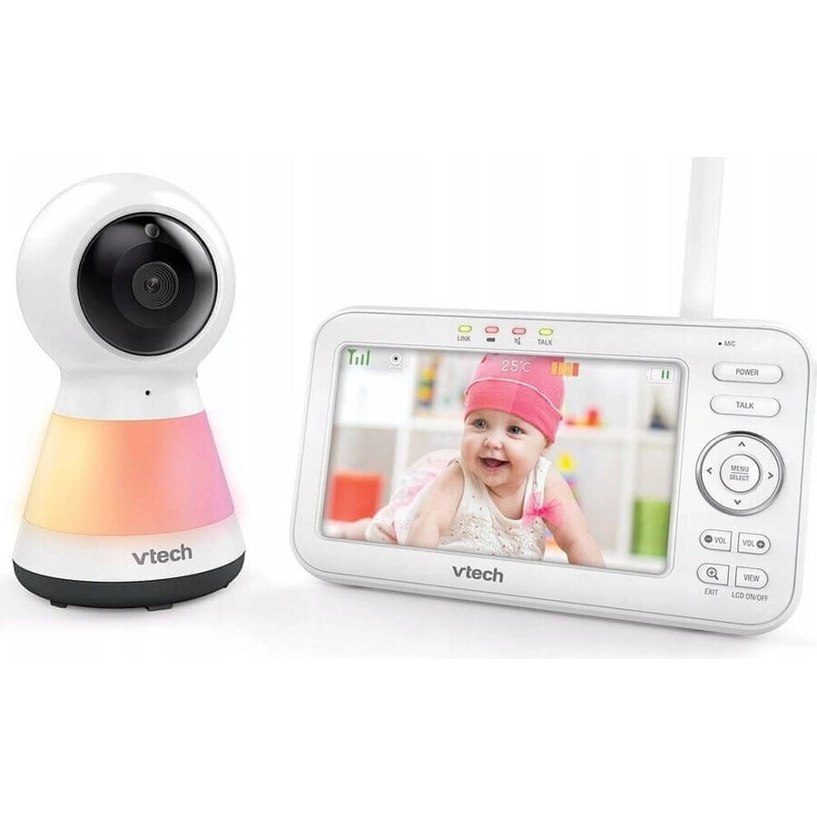 VTECH VM5255, 1×1pcs video niñera bebé con luz nocturna, 1×1pcs, niñera bebé