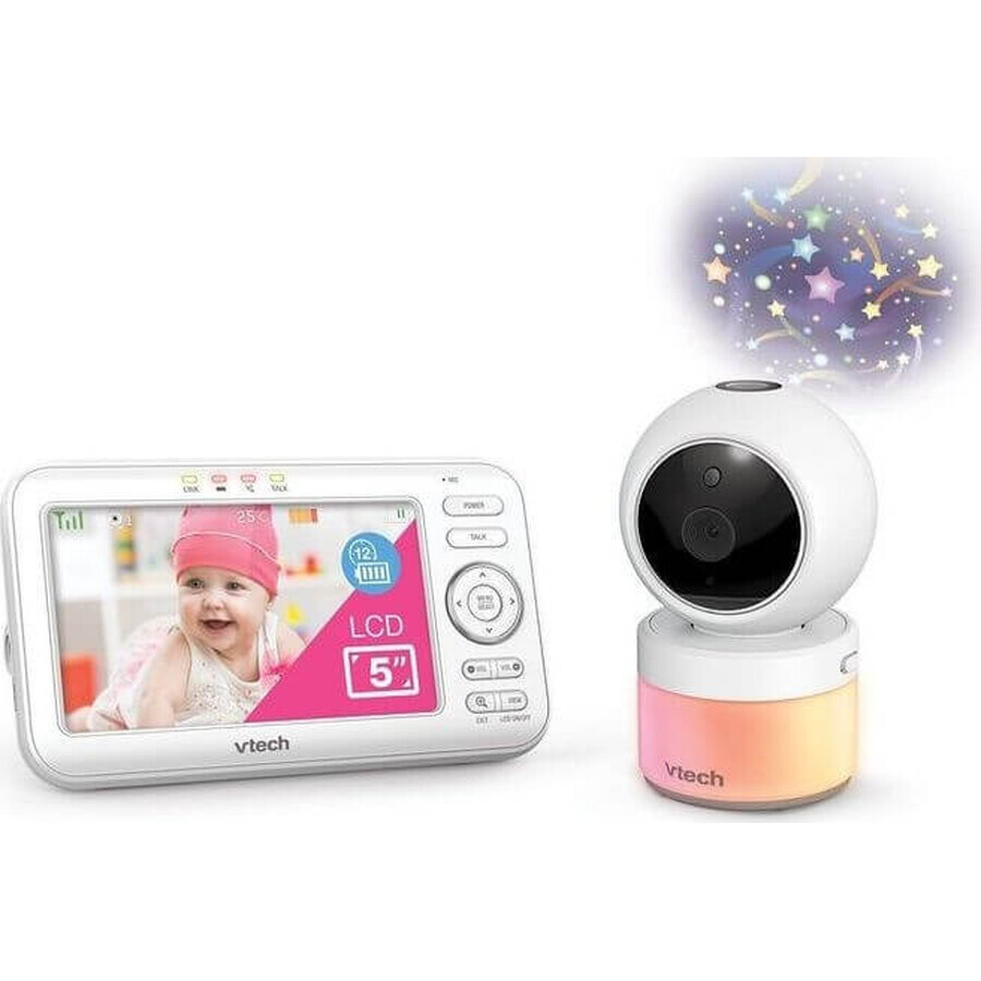 VTECH VM5255, 1×1pcs video niñera bebé con luz nocturna, 1×1pcs, niñera bebé