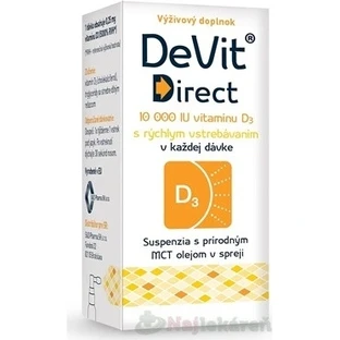 DeVit Direct 10 000 IU 1×6 ml, suplement diety