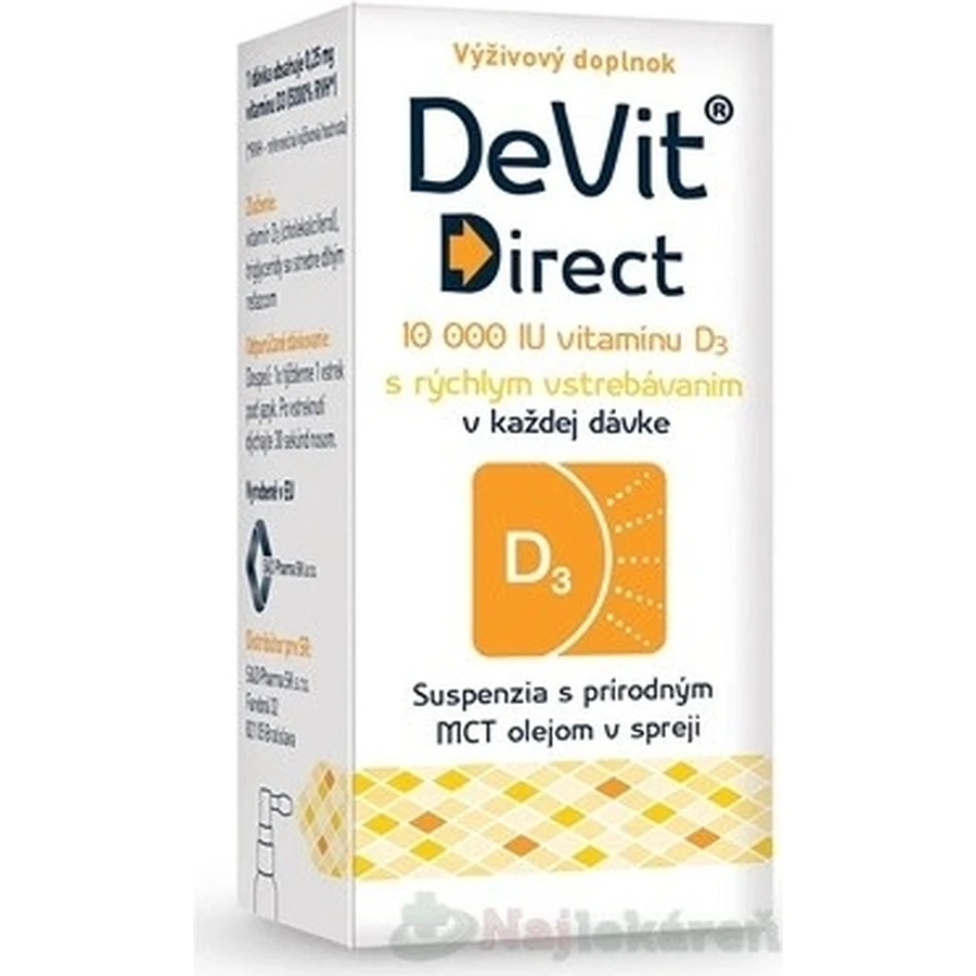 DeVit Direct 10 000 IU 1×6 ml, suplement diety: ceny i cechy