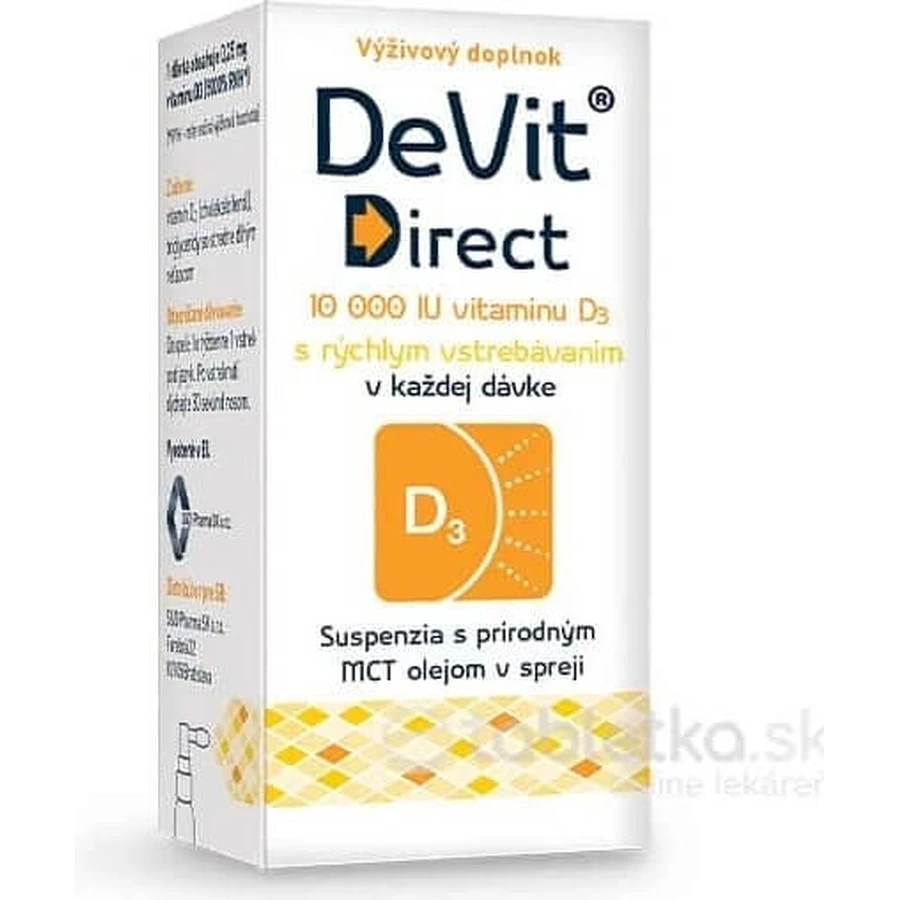 DeVit Direct 10 000 IU 1×6 ml, suplement diety: ceny i cechy