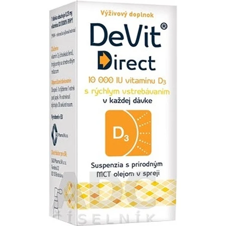 DeVit Direct 10 000 IU 1×6 ml, suplement diety: ceny i cechy