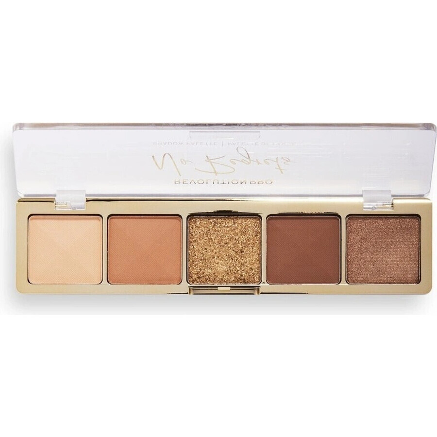 Revolution PRO, Glam Palette No Regrets Soft Nude, palette d'ombres à paupières 1×5.50 g, palette d'ombres à paupières