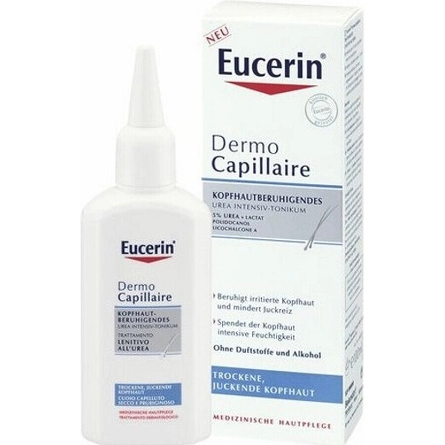 Eucerin DermoCapillaire 5% Urea Tónico 1×100 ml para cuero cabelludo seco