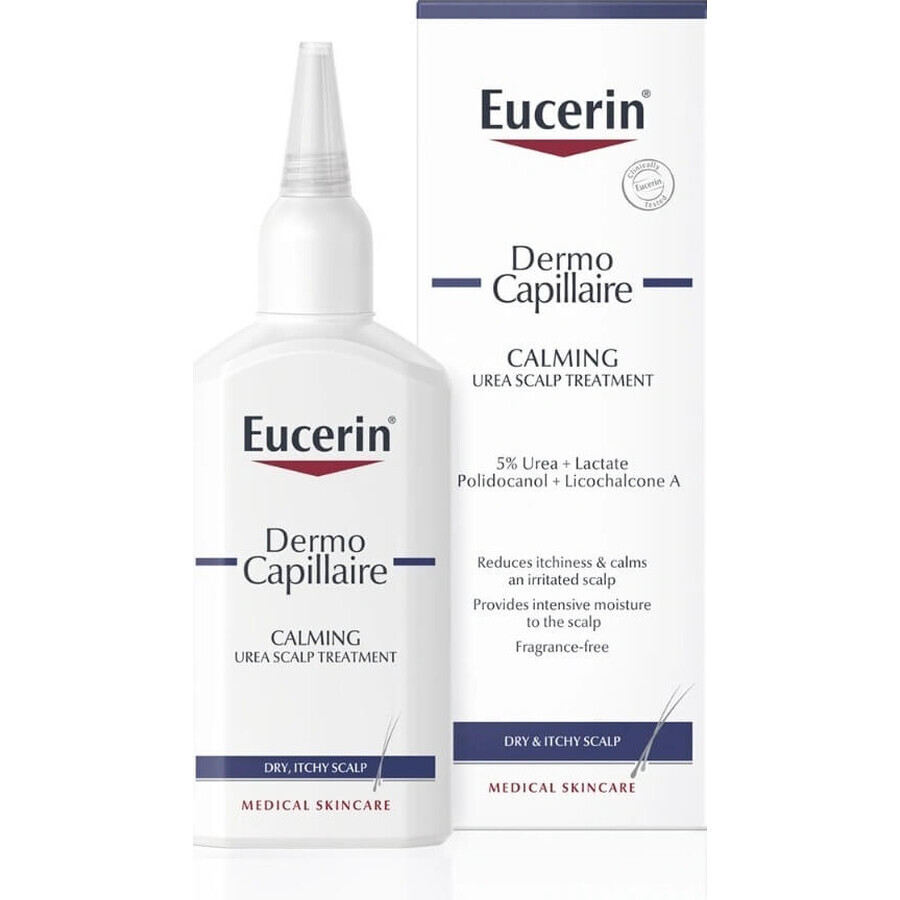 Eucerin DermoCapillaire 5% Urea Tónico 1×100 ml para cuero cabelludo seco