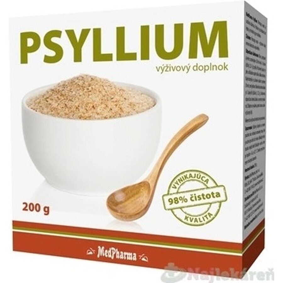 MedPharma PSYLLIUM 1×200 g, complemento alimenticio