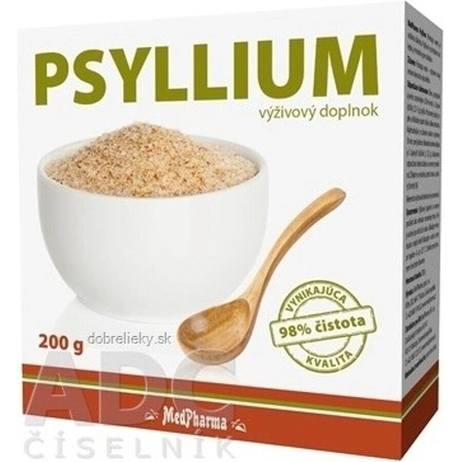 MedPharma PSYLLIUM 1×200 g, complemento alimenticio