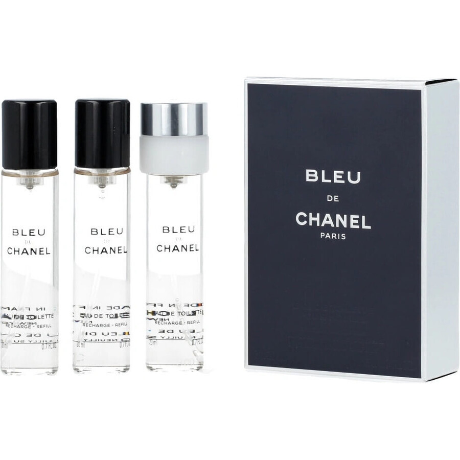 Chanel Bleu De Chanel Edt 3x20ml 60ml 1×1pc Chanel Bleu De Chanel Edt 3x20ml 60ml 1×1pc, eau de toilette