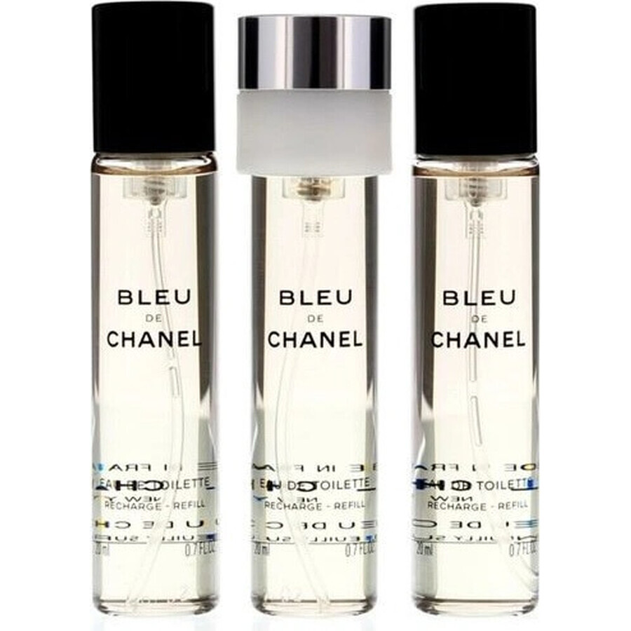 Chanel Bleu De Chanel Edt 3x20ml 60ml 1×1pc Chanel Bleu De Chanel Edt 3x20ml 60ml 1×1pc, eau de toilette