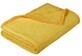 Manta infantil KORALL MICRO 100x150 6014/005 amarillo 1&#215;1 ud, manta beb&#233;