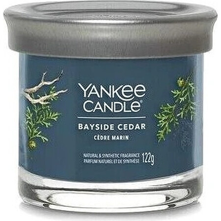 Yankee Candle Signature lumânare mică Bayside Cedar 1×122 g, lumânare parfumată