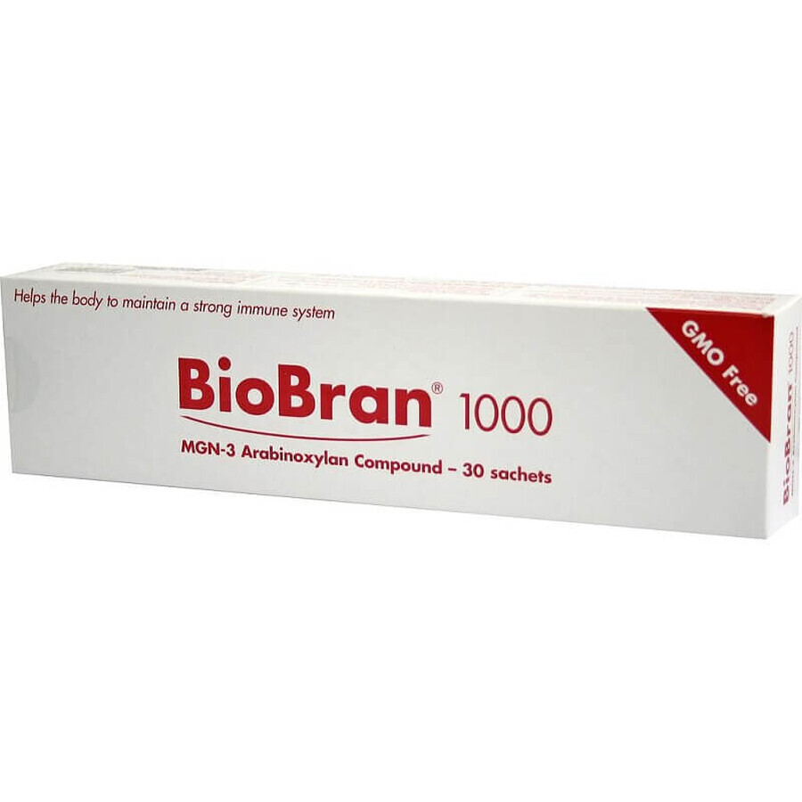 BioBran 1000, 30 sobres, Daiwa Pharmaceutical