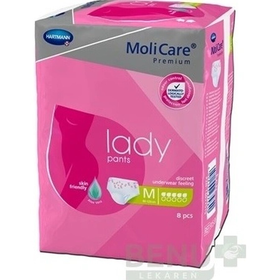 MOLICARE PREMIUM PANTALON HOMME 5KV. M 1×8pcs, slips d'incontinence