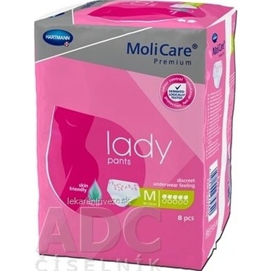 MOLICARE PREMIUM PANTALON HOMME 5KV. M 1×8pcs, slips d'incontinence