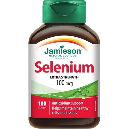 JAMIESON SELENIUM 100 mcg 1×100 tbl, selenio