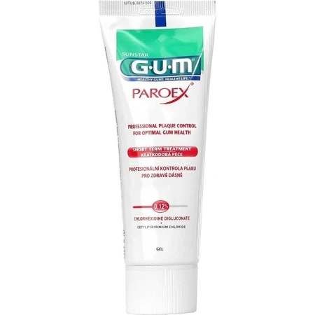 GUM gel dentar PAROEX (CHX 0,12%) 1×75 ml, gel