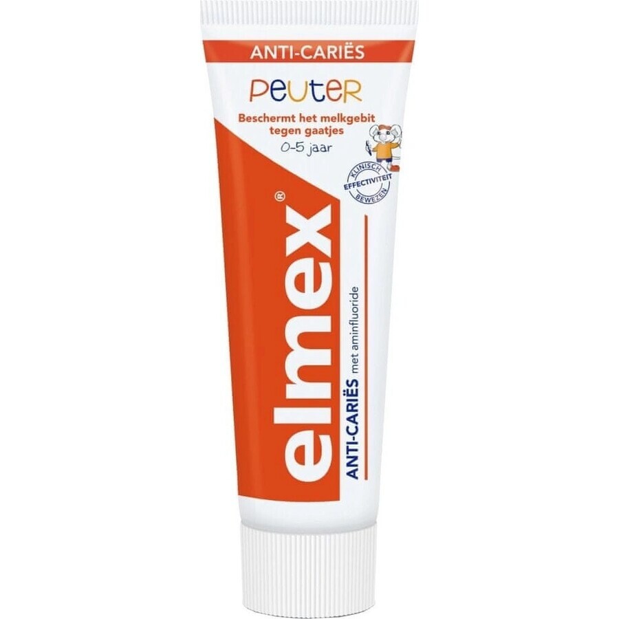 ELMEX JUNIOR PASTA DENTAL 1×75 ml, pasta dental para niños