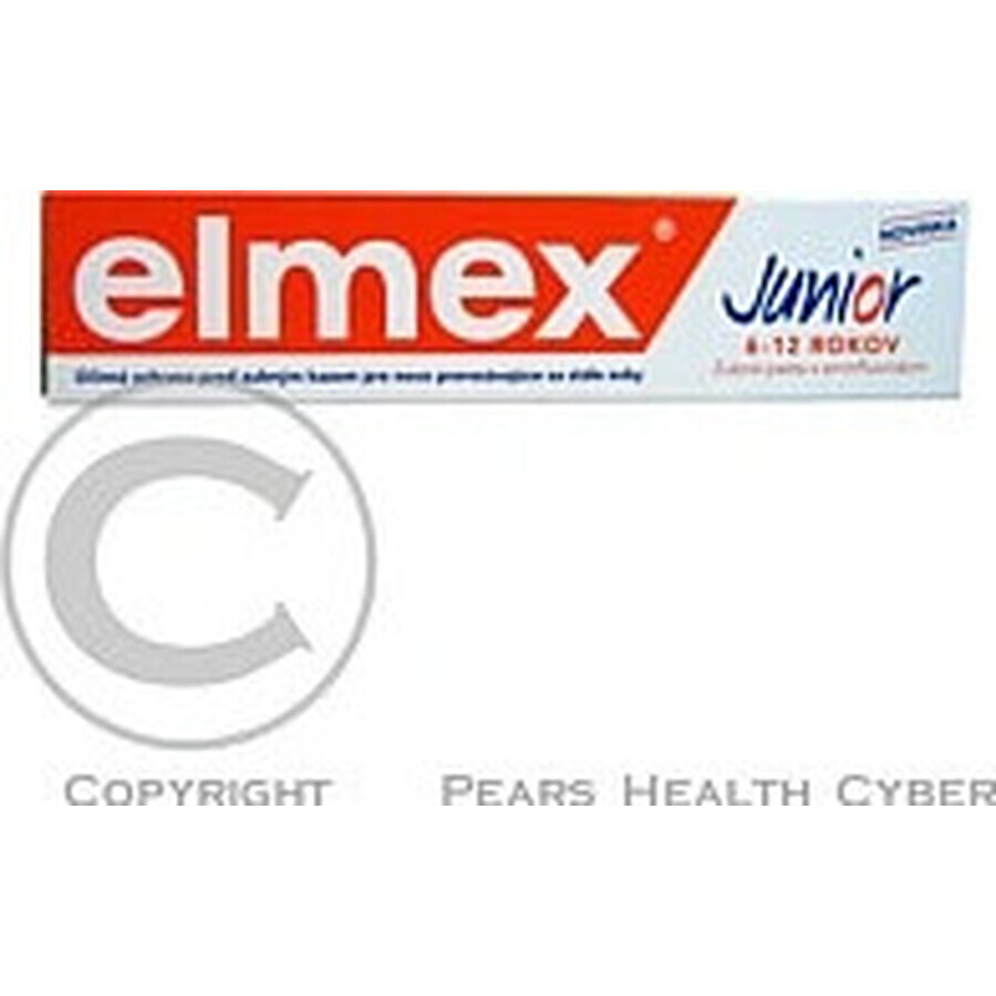 ELMEX JUNIOR PASTA DENTAL 1×75 ml, pasta dental para niños