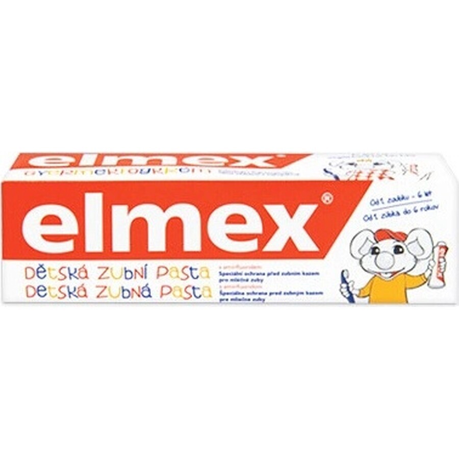 ELMEX JUNIOR PASTA DENTAL 1×75 ml, pasta dental para niños