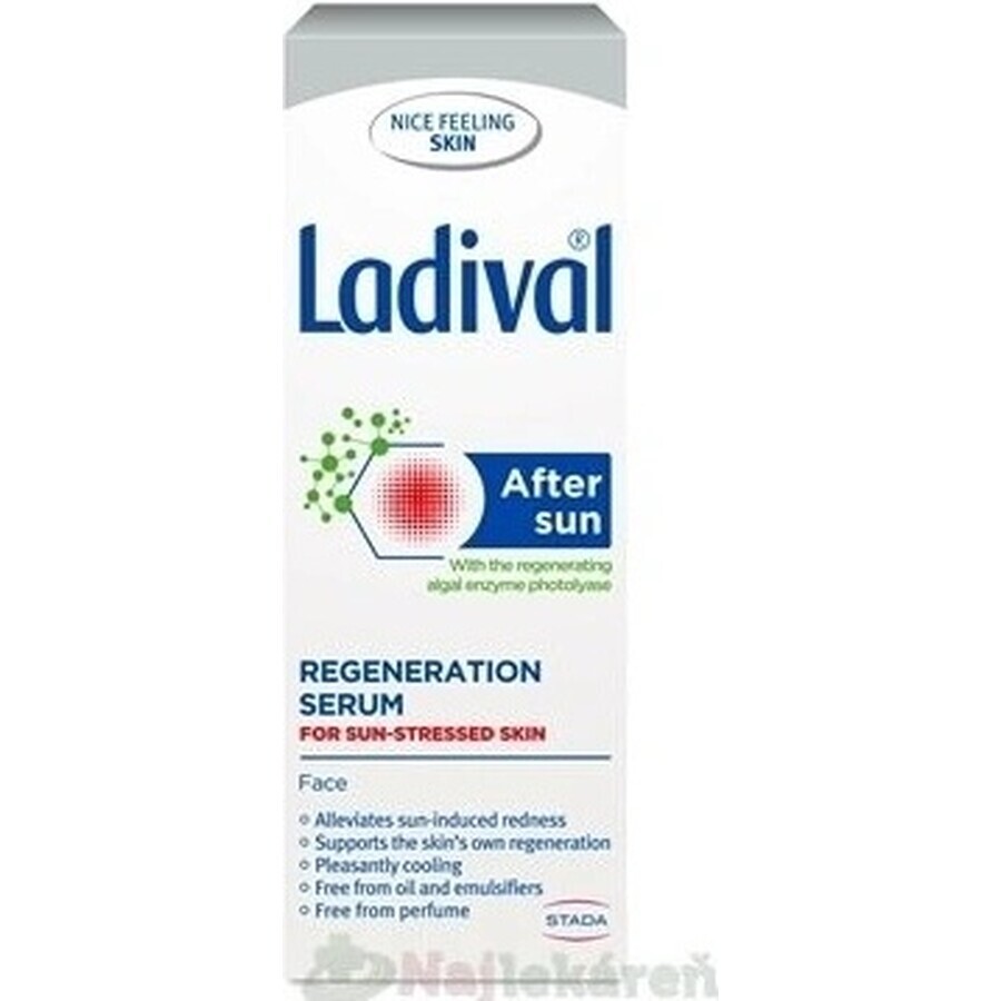 LADIVAL Akut Face Serum 1×50 ml, after sunbathing face serum