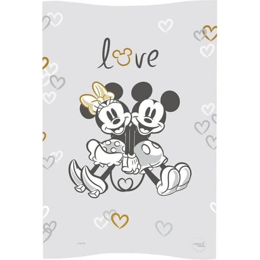 CEBA Soft COSY (50x70) Disney Minnie&Mickey Grigio 1×1 pezzo