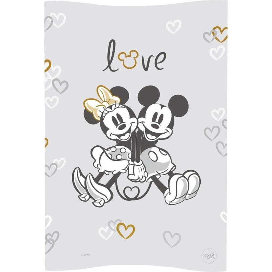 CEBA Soft COSY (50x70) Disney Minnie&Mickey Grigio 1×1 pezzo