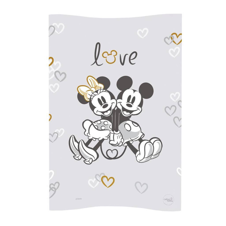 CEBA Soft COSY (50x70) Disney Minnie&Mickey Grigio 1×1 pezzo