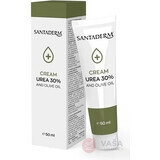 SANTADERM CREME UREA 30% ET HUILE D'OLIVE crème à l'urée et à l'huile d'olive 1x50 ml