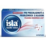 ISLA MEDIC voice 1x20 pcs, cherry-flavored lozenges