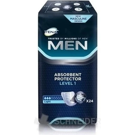 TENA Men Level 1 1×24 compresas para la incontinencia masculina