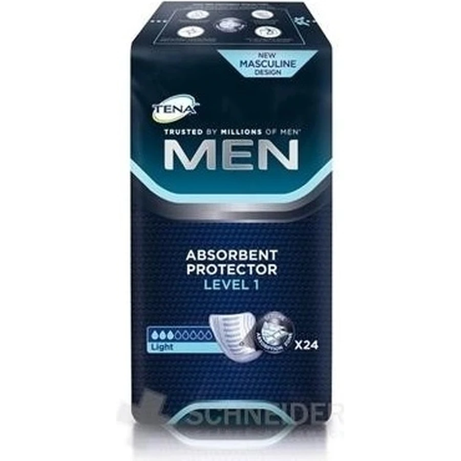 TENA Men Level 1 1×24 compresas para la incontinencia masculina